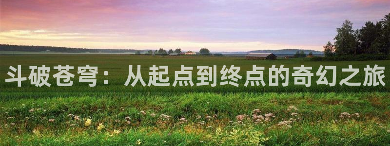 漫蛙分享：斗破苍穹：从起点到终点的奇幻之旅