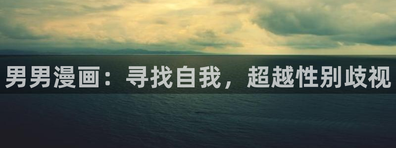reweiyun漫蛙2：男男漫画：寻找自我，超越性别歧视